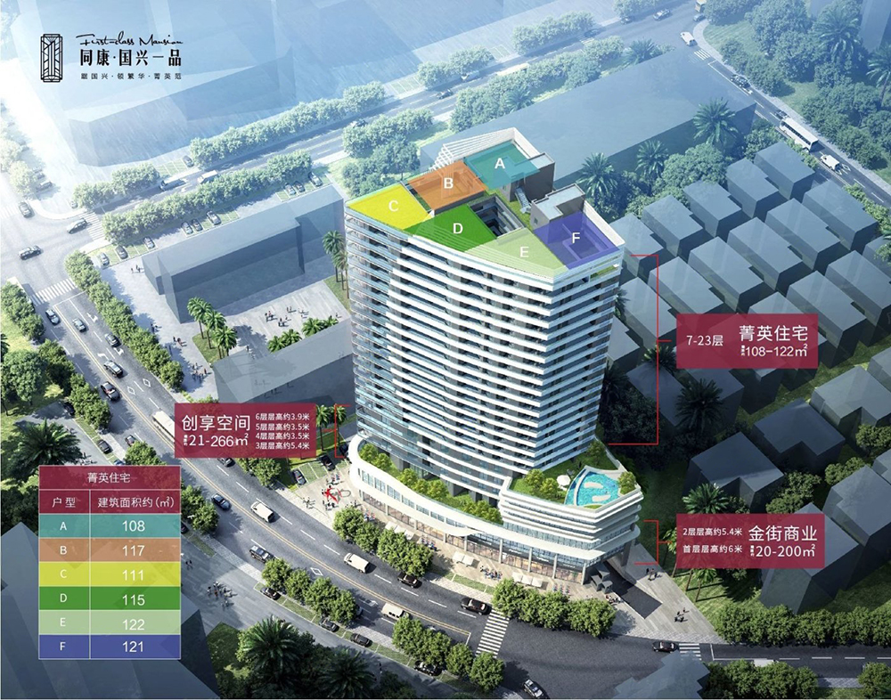 同康国兴一品住宅在售均价约18500元/㎡
