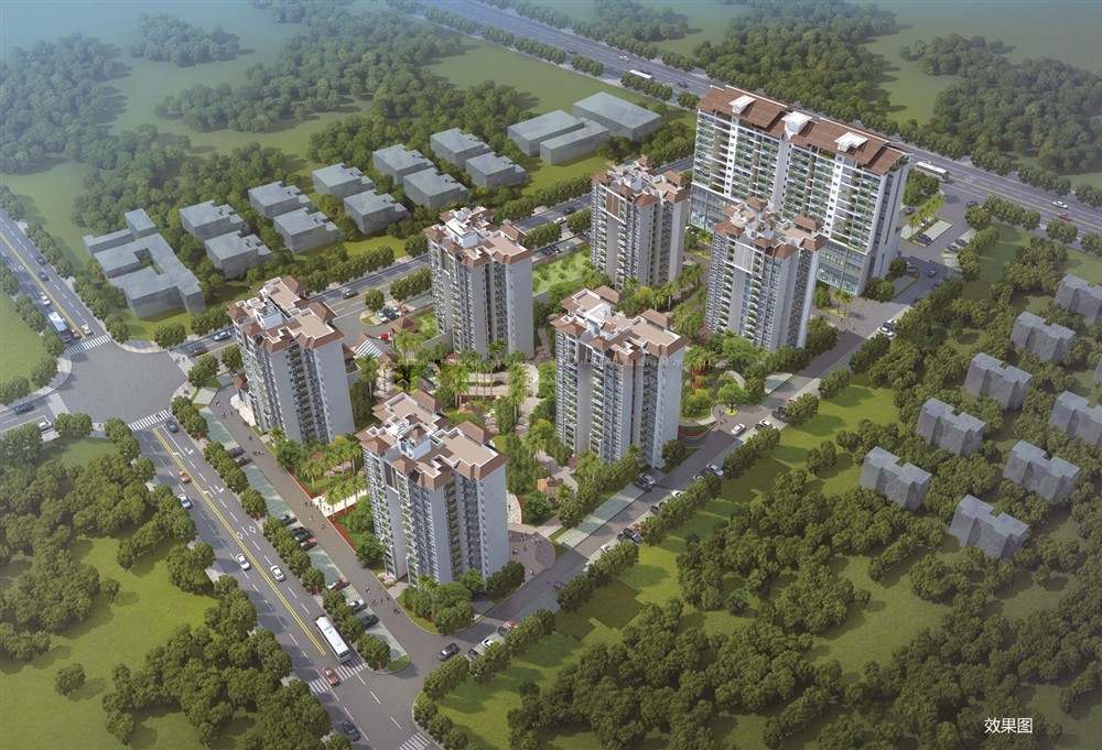 沁园春城鸟瞰图 沁园春城鸟瞰图