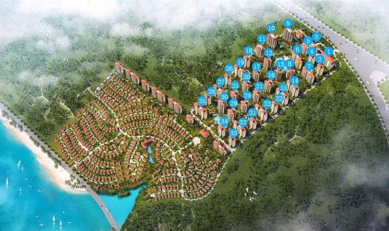 海湾雨林沙盘图