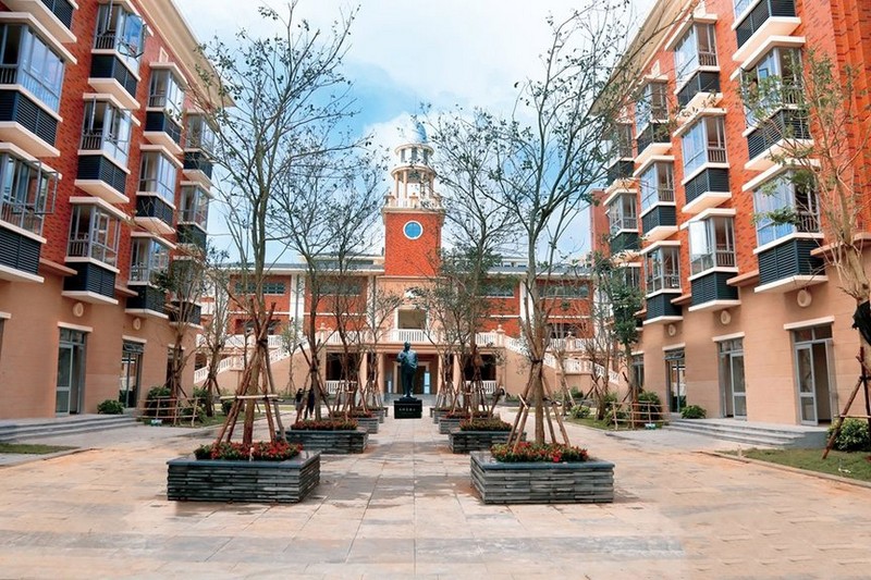 华侨中学观澜湖学校实景图