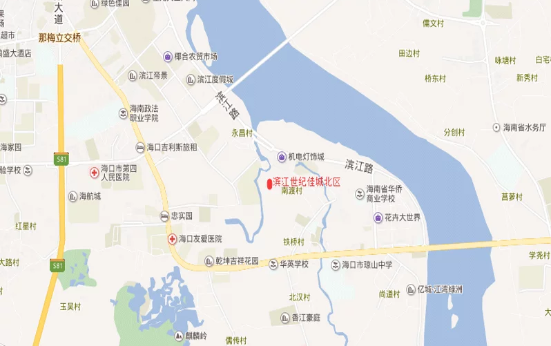 滨江世纪佳城北区区位图1
