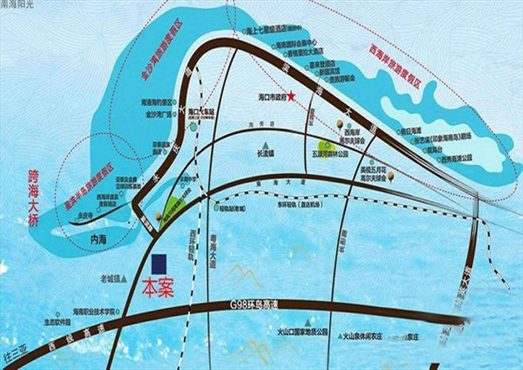 南海阳光交通图