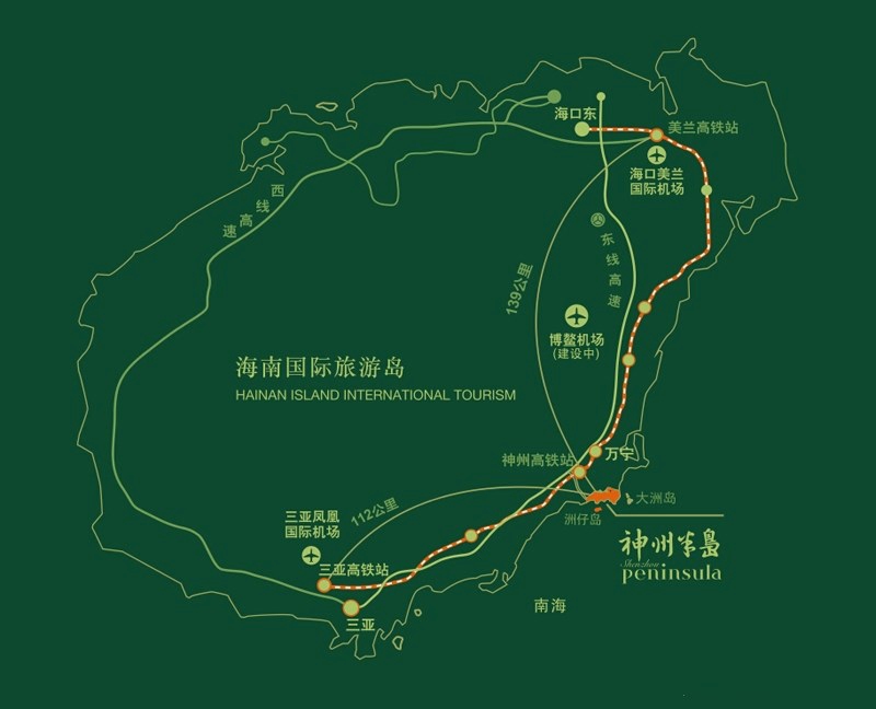 中海神州半岛区位图2