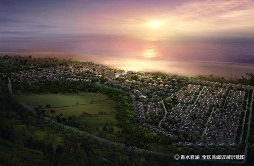 万科香水君澜在售水岸别墅和山语别墅