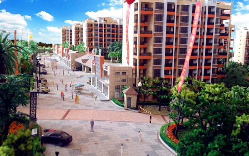 小区商业街效果图1