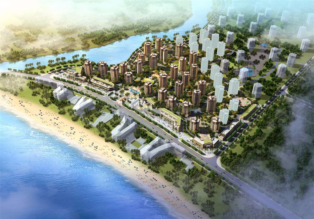 重庆城鸟瞰图